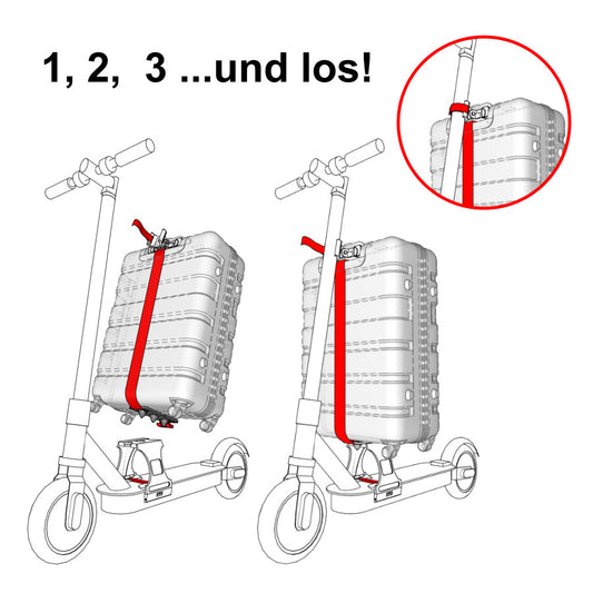 Scooter Case Fix | Kofferset - Mach mehr aus deinem Escooter