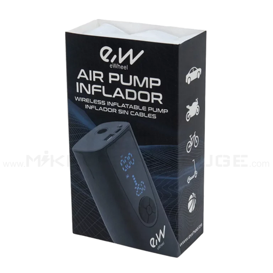 Tragbarer Akku-Luftkompressor für E-Scooter, E-Bike & Auto – Digital, USB, mit LED & Powerbank