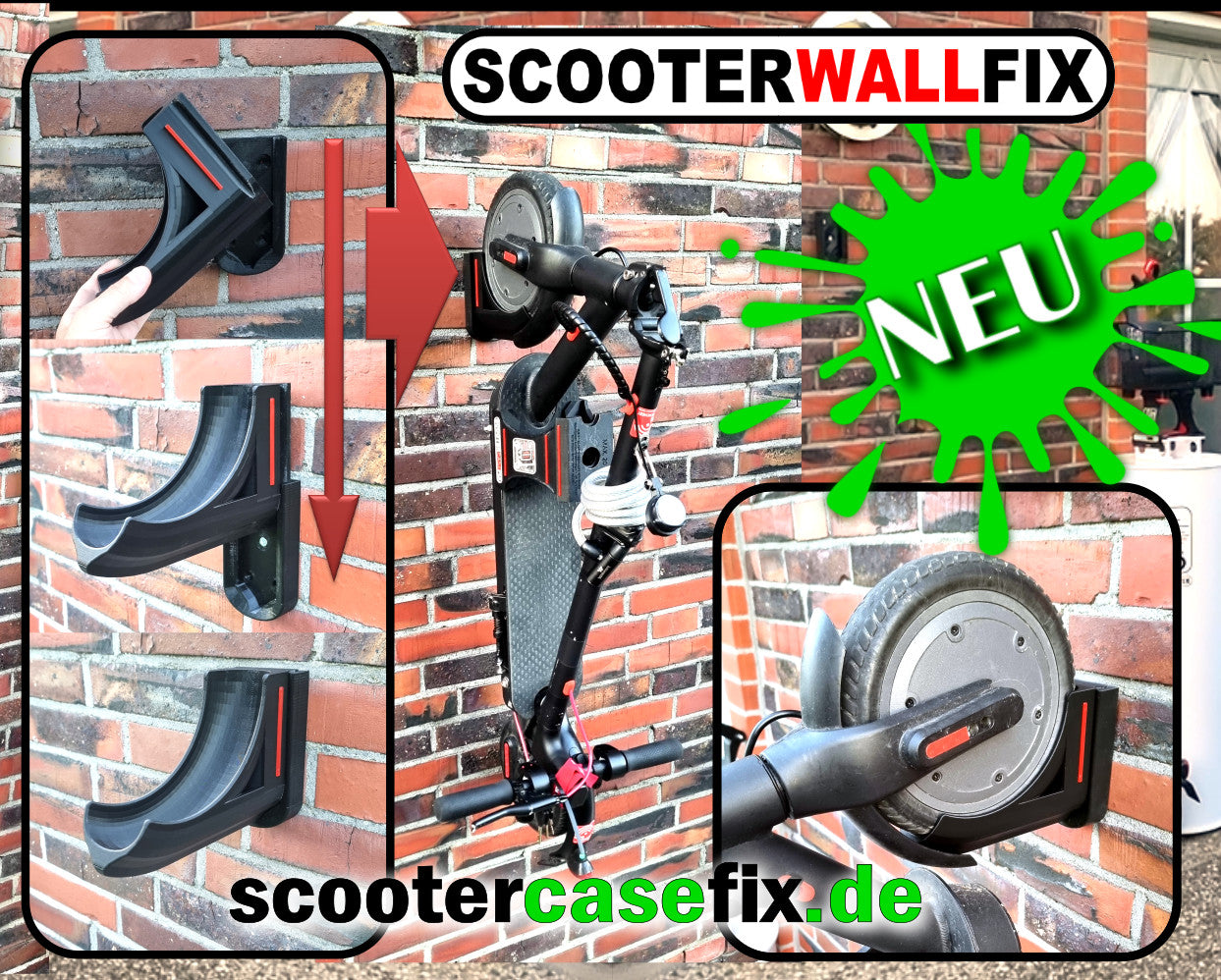 Scooter Wall Fix | Escooter Wandhalterung