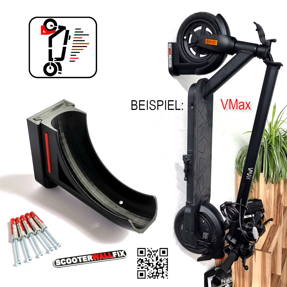 Scooter Wall Fix | Escooter Wandhalterung