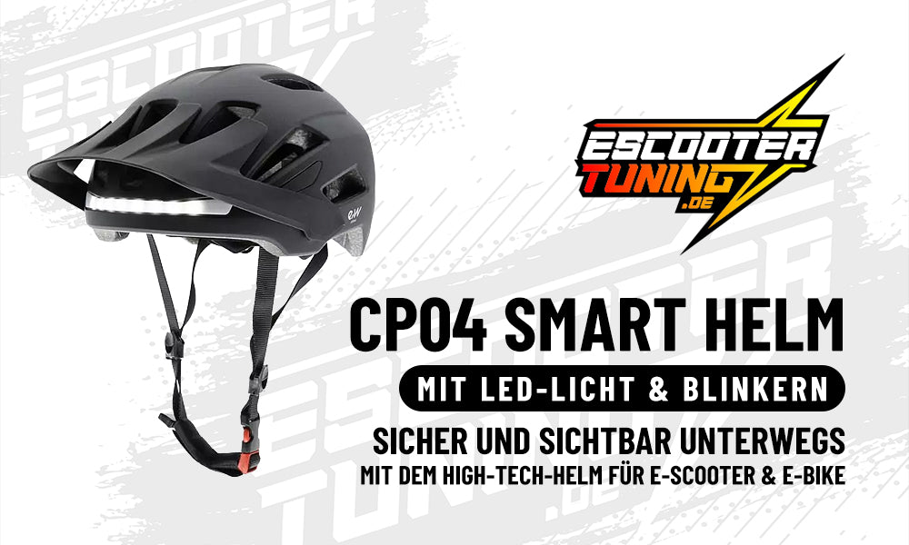 CP04 E Scooter Smart Helm mit Licht und Blinker verschiedene Farben (G –  Escooter-Tuning.de