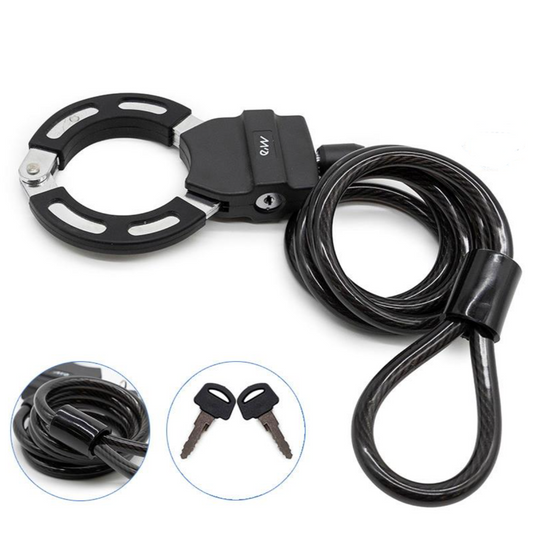 Handschellenschloss für E-Scooter – 100 cm Kabel & Schlüssel | Sicherer Diebstahlschutz