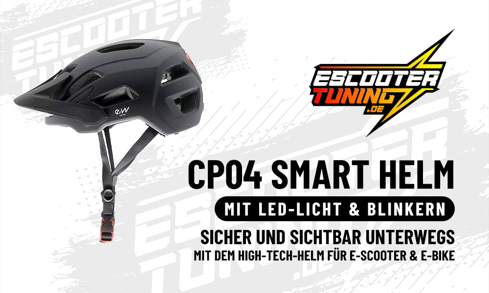 CP04 E Scooter Smart Helm mit Licht und Blinker verschiedene Farben (Gr. M-L)
