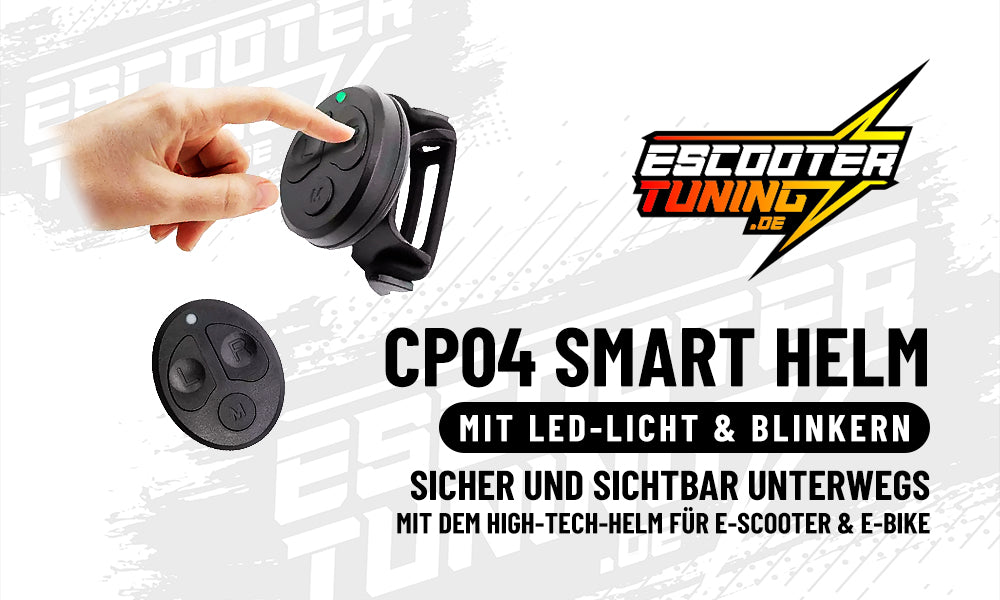 CP04 E Scooter Smart Helm mit Licht und Blinker verschiedene Farben (Gr. M-L)
